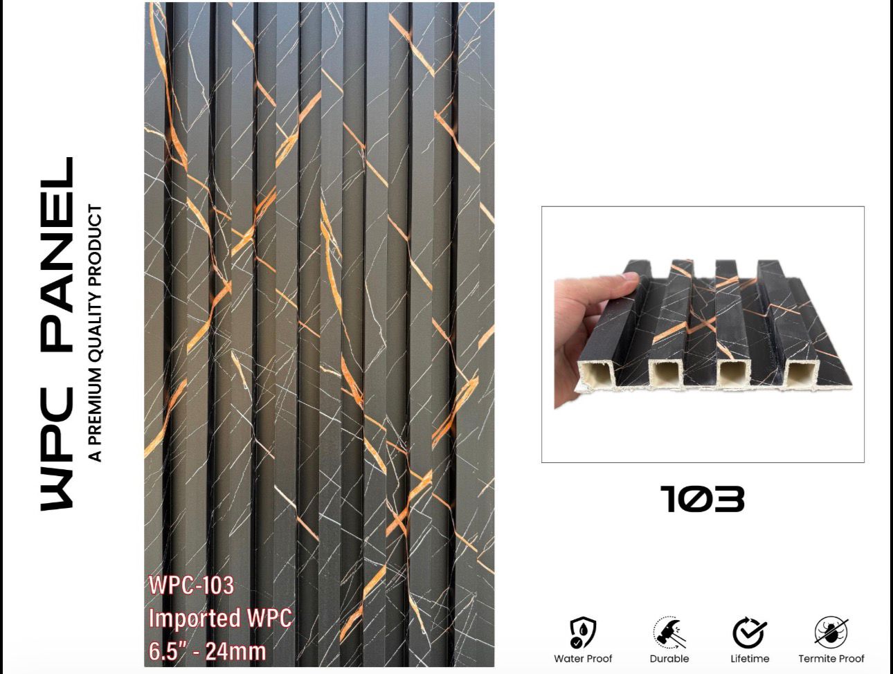 6.5” WPC Imported Panel – Premium Quality