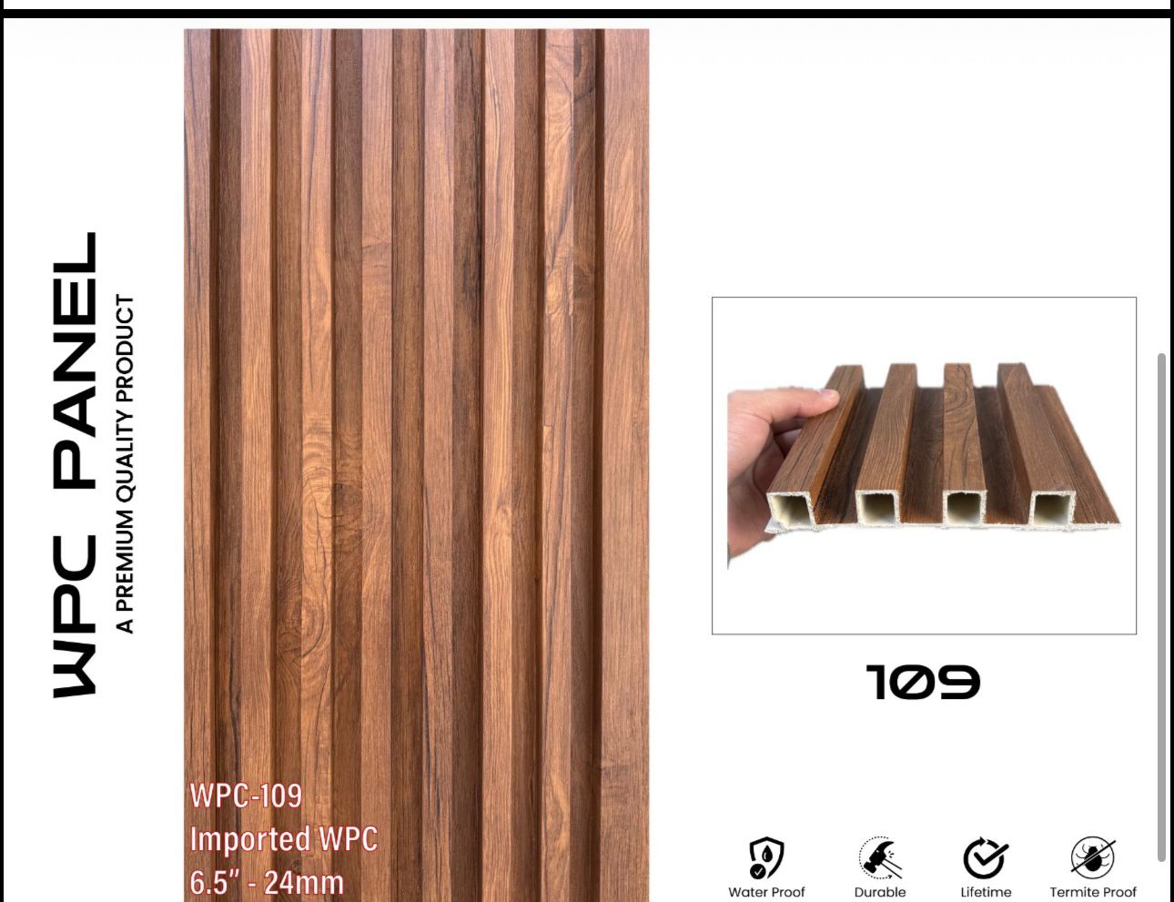 6.5” WPC Imported Panel – Premium Quality