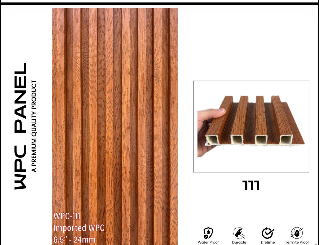 6.5” WPC Imported Panel – Premium Quality