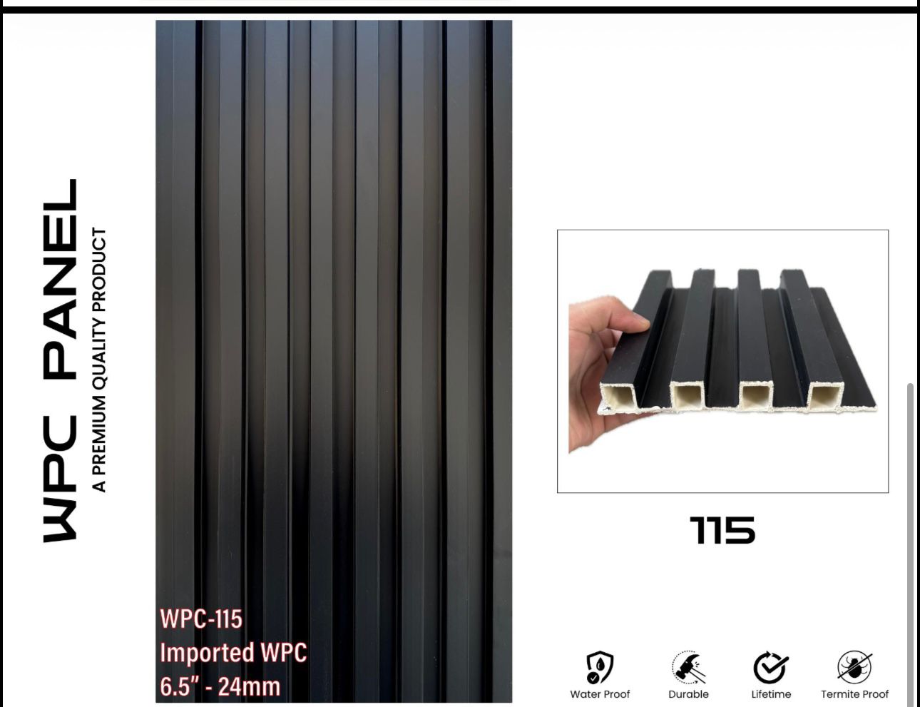 6.5” WPC Imported Panel – Premium Quality